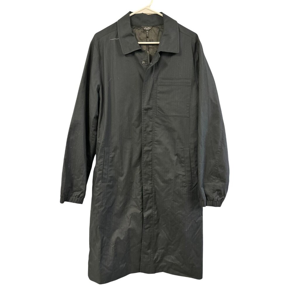 Goodman Brand Trench Jacket Dark Navy Mens Size Medium NWT